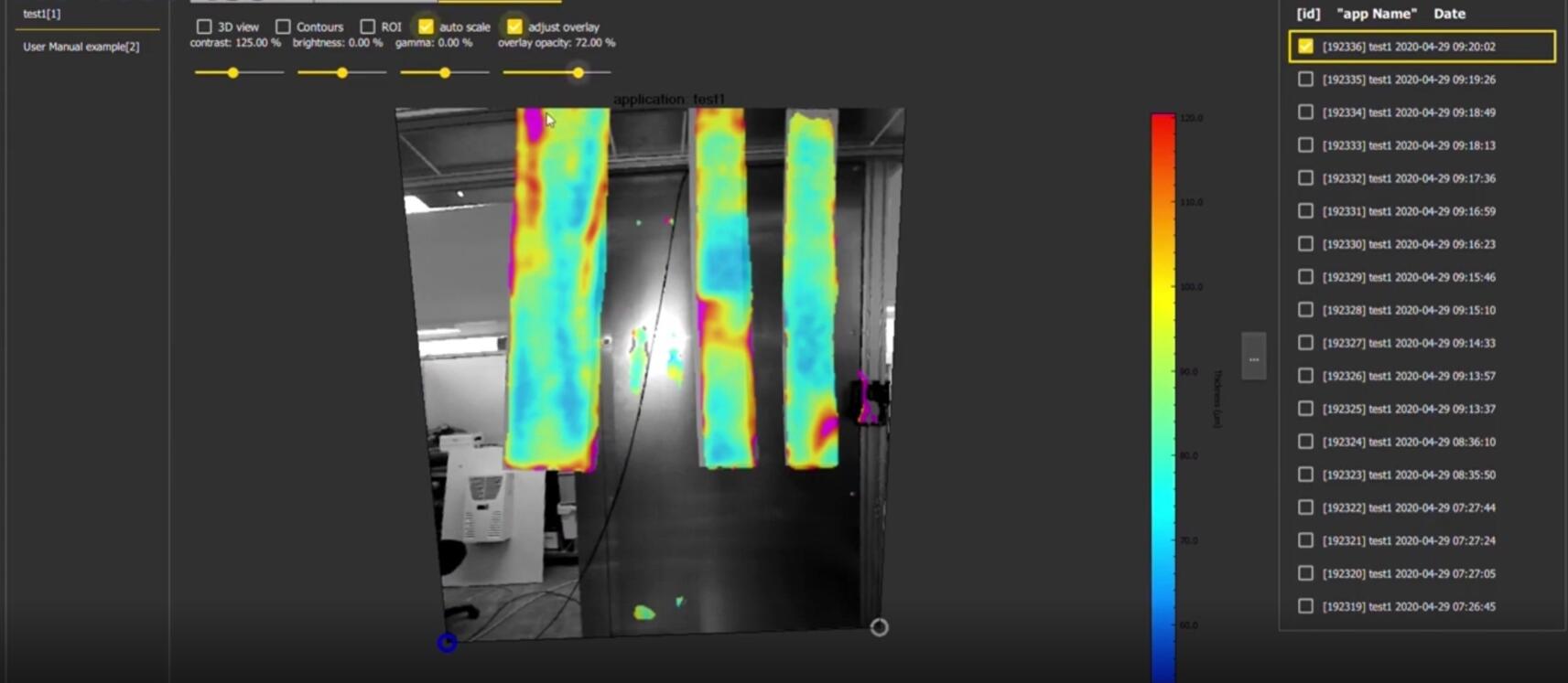 涂魔師3D清晰方便顯示產(chǎn)品各點真實膜厚功能