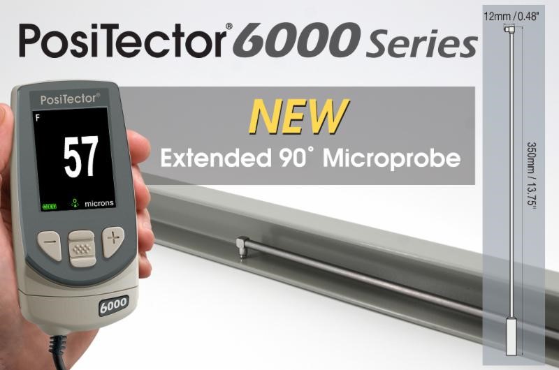 PosiTector 6000 F90ES 可伸長微型探頭