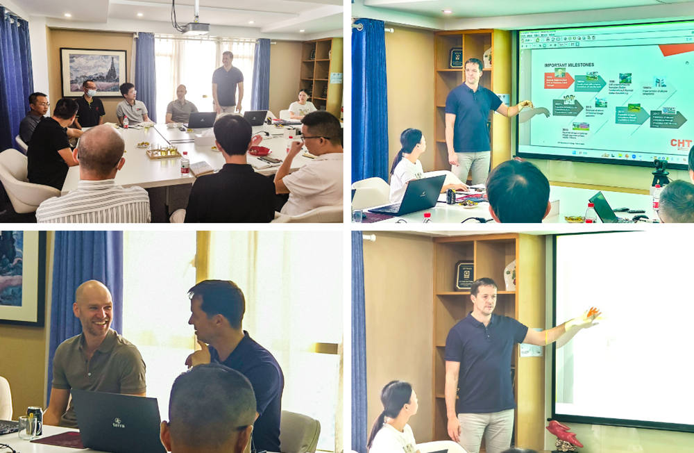 CHT集團(tuán)事業(yè)部經(jīng)理和技術(shù)經(jīng)理蒞臨佛山翁開爾！